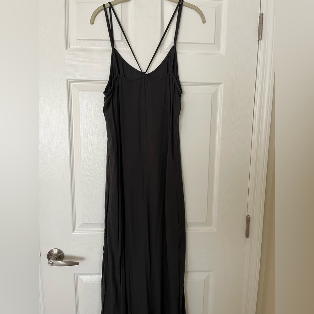 Aerie Grey Midi Dress - L
